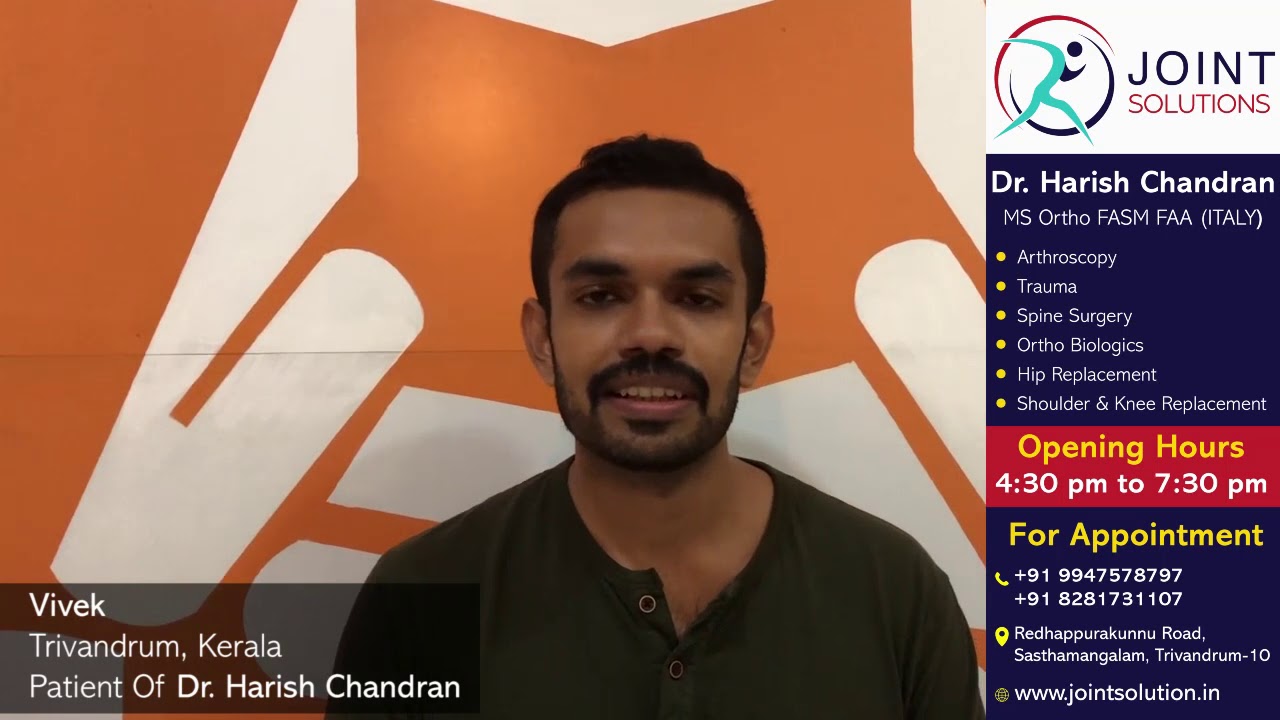 Vivek | Patient of Dr. Harish Chandran