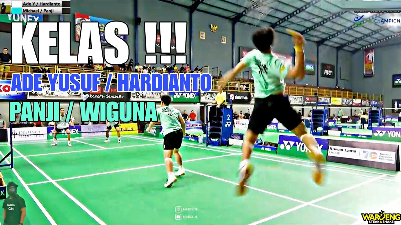 PERTARUNGAN TERBAIK Tahun INI Ade Yusuf / Hardianto vs Panji / Wiguna
