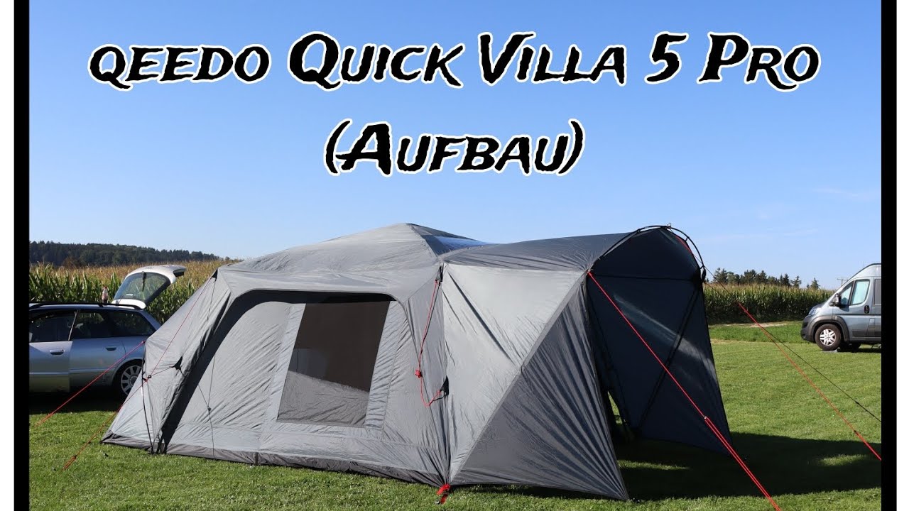 qeedo | Quick Villa 5 Pro Aufbau - Neues familienzelt 5/5⭐!!