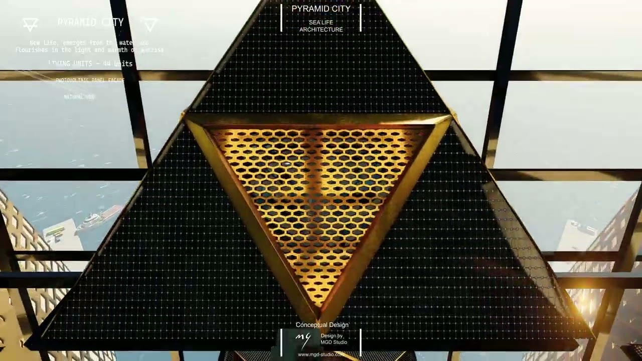 Pyramid City - Sea Life Architecture