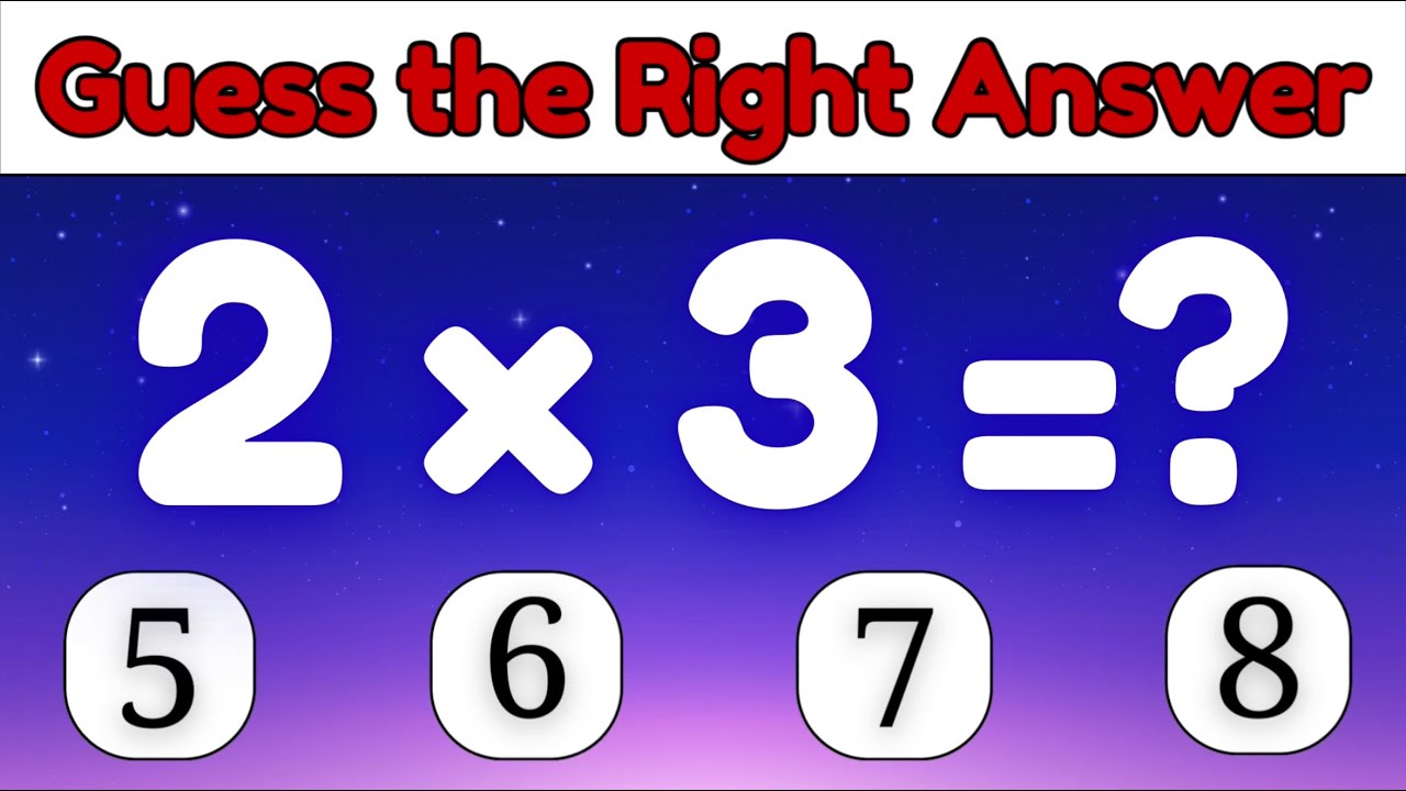 Multiplication Challenge 🔥 Can You Solve This? | Smart Kids Math Quiz @yuvisharma_tv25 