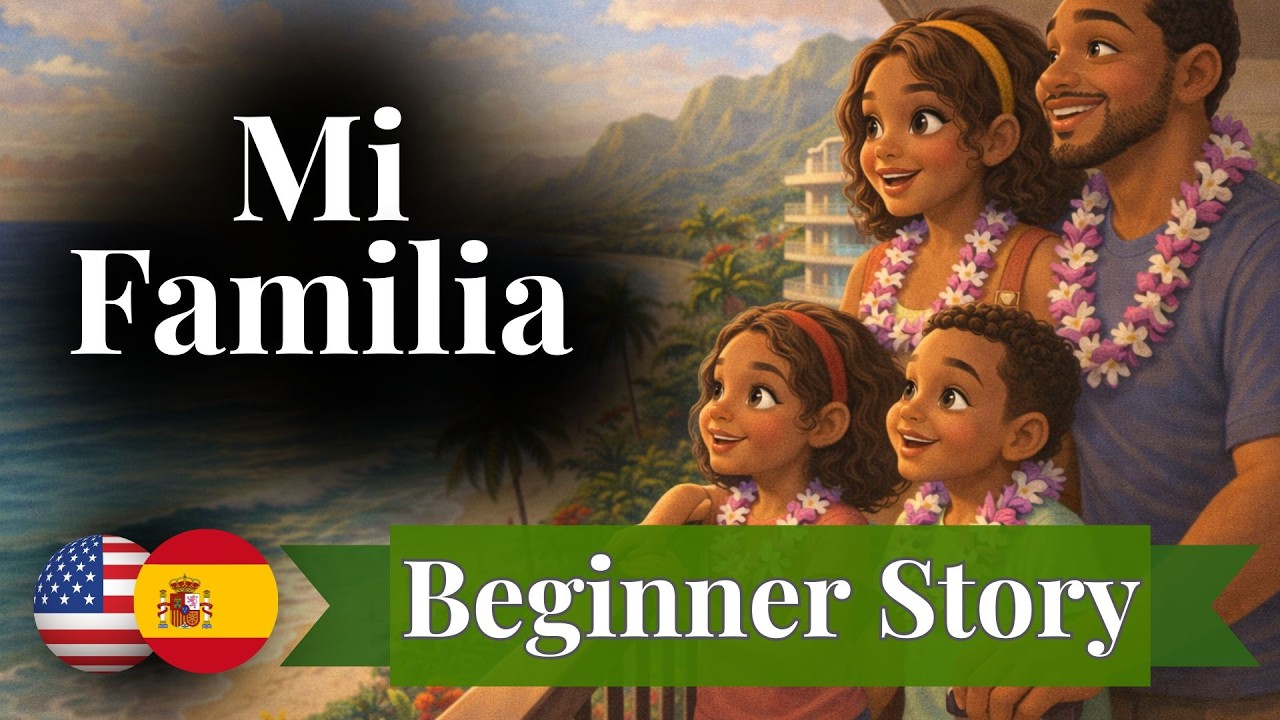 Learn Spanish Through a Short Story (A1–A2) | Memories in Hawaii | Past Tense