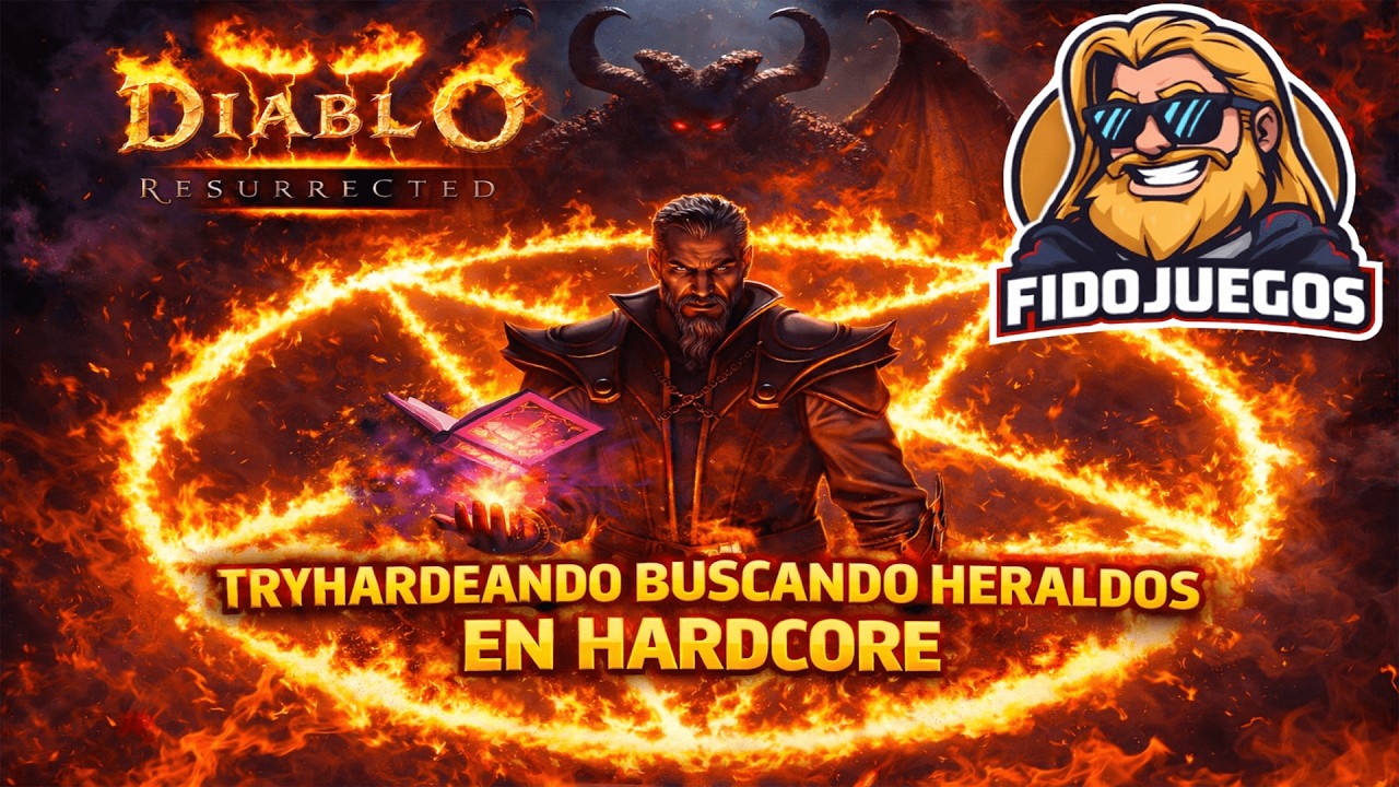 [D2R] DIABLO II RESURRECTED HARDCORE | WARLOCK | TRYHARDEANDO PARA LLEGAR A LOS 300 PRIMEROS.