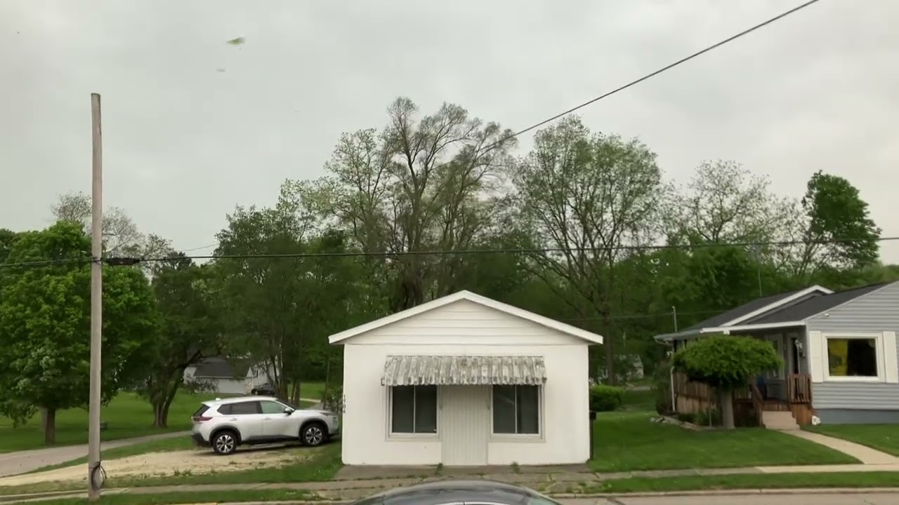 Severe Thunderstorm with Damaging 60 MPH Winds Huntington, Indiana May 16, 2025