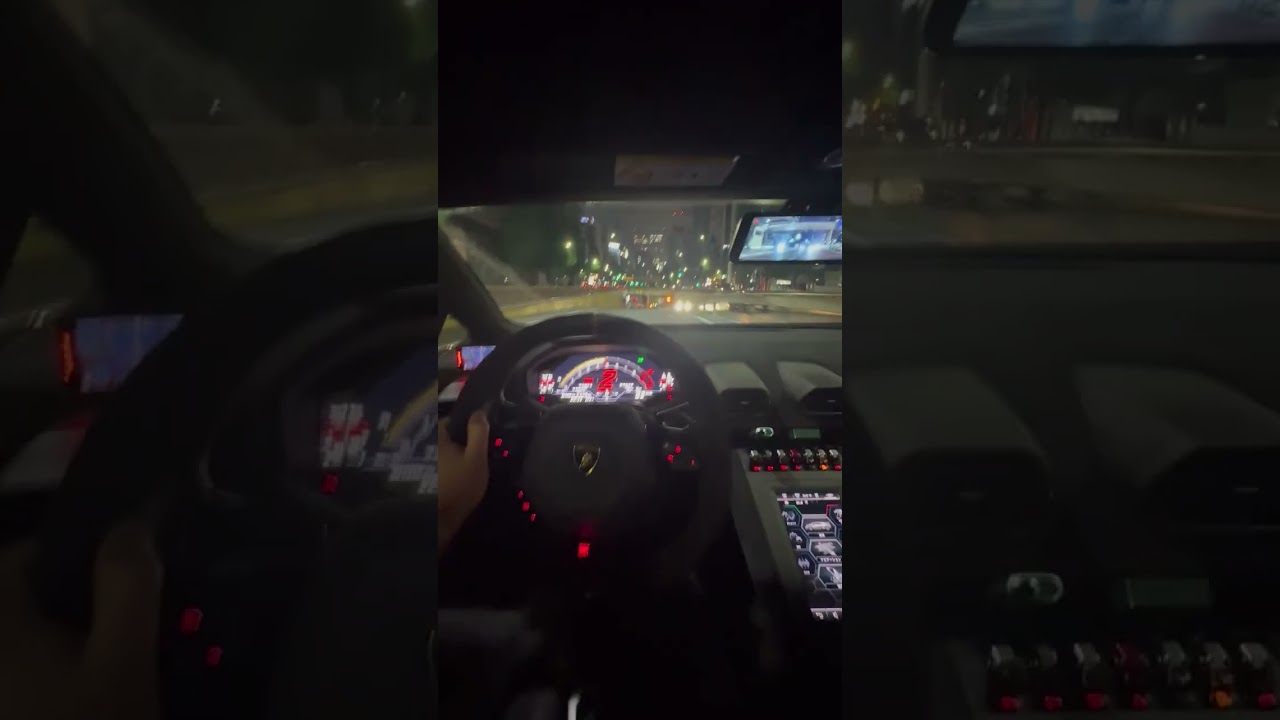 Lamborghini Urus Tunnel Run | Amazing Exhaust Sound in Tunnel | Hyper Car POV Ride 