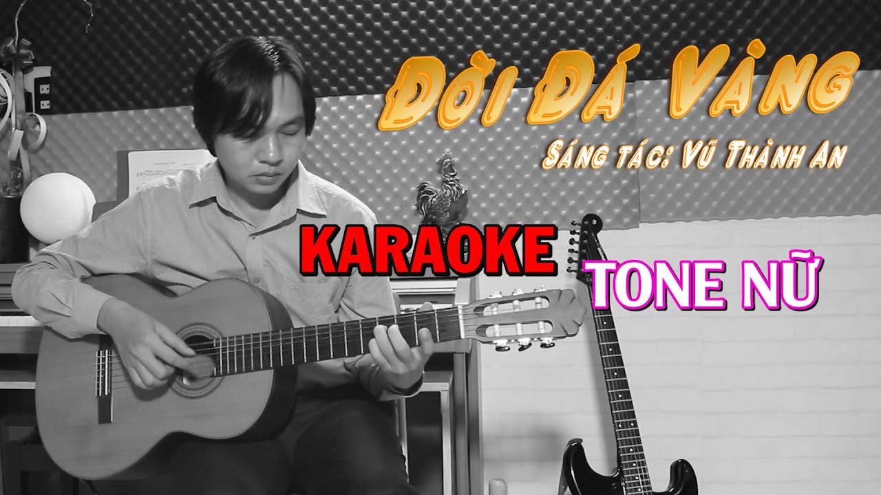 Đời Đá Vàng - Tone Nữ - Beat Guitar - Karaoke NBC