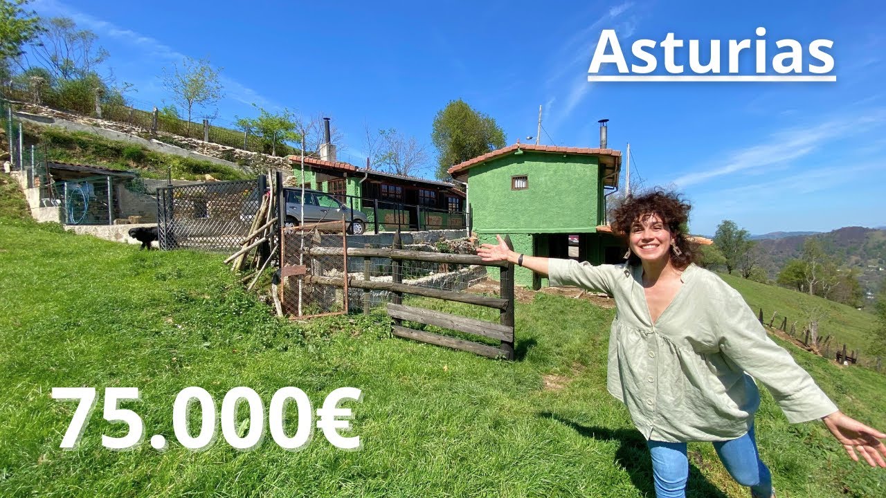 VENDIDA!! CASA EN VENTA EN LANGREO, CON TERRENO  Y GARAJE *75.000€* 🏡🏡#asturias #inmobiliaria