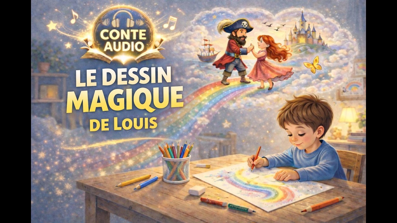 Conte audio pour enfant - Le dessin magique de Louis