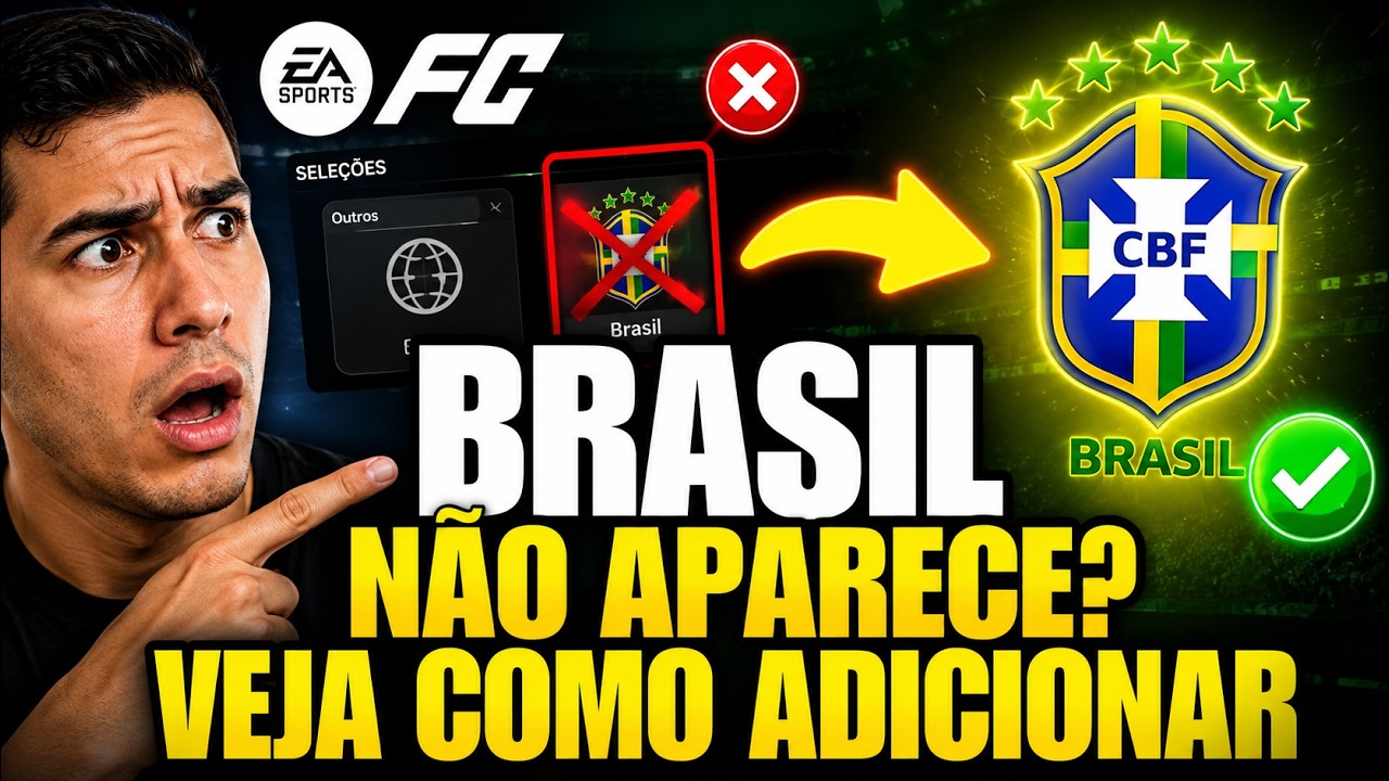 😱 O Brasil SUMIU do EA FC 26? Veja o Que Fazer! 🇧🇷