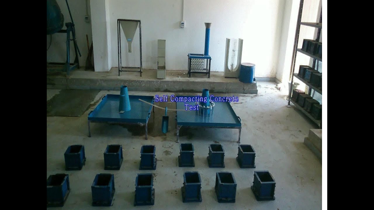 All workability test on Self compacted concrete part 1