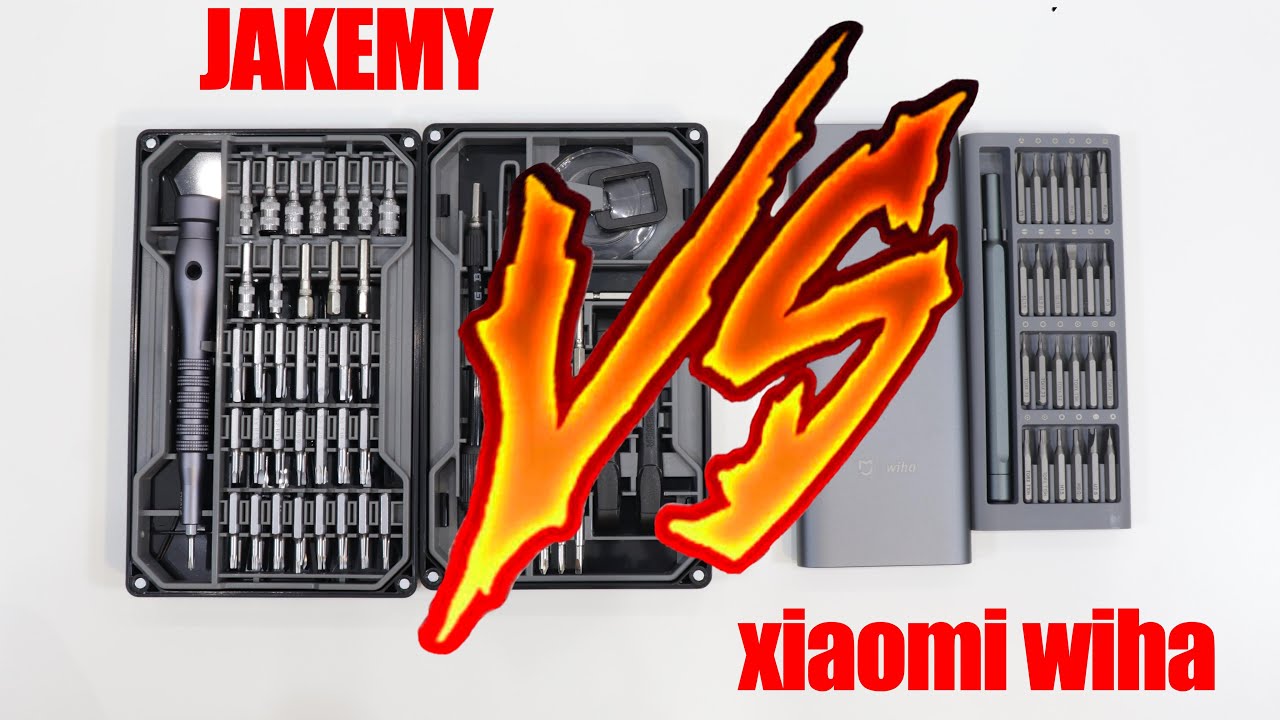 Обзор и сравнение набор отверток c алиэкспресс  jakemy и xiaomi wiha. набор инструментов