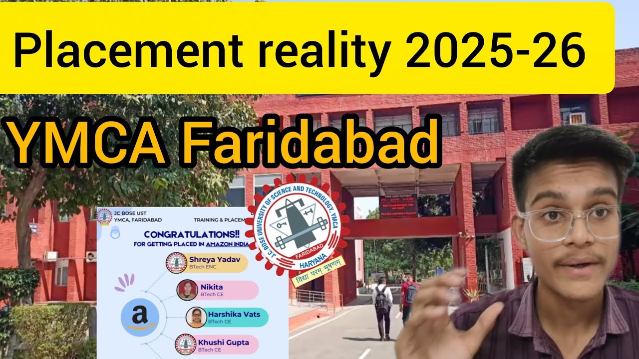 YMCA Faridabad Placement Reality 2025-26 😱 Highest Package & Placement %