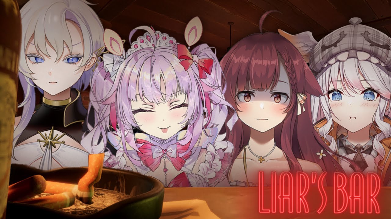 【LIAR'S BAR】 but i have anxiety :D @WalkyriaLiora @HiyoriMokami @KohakuYumekui
