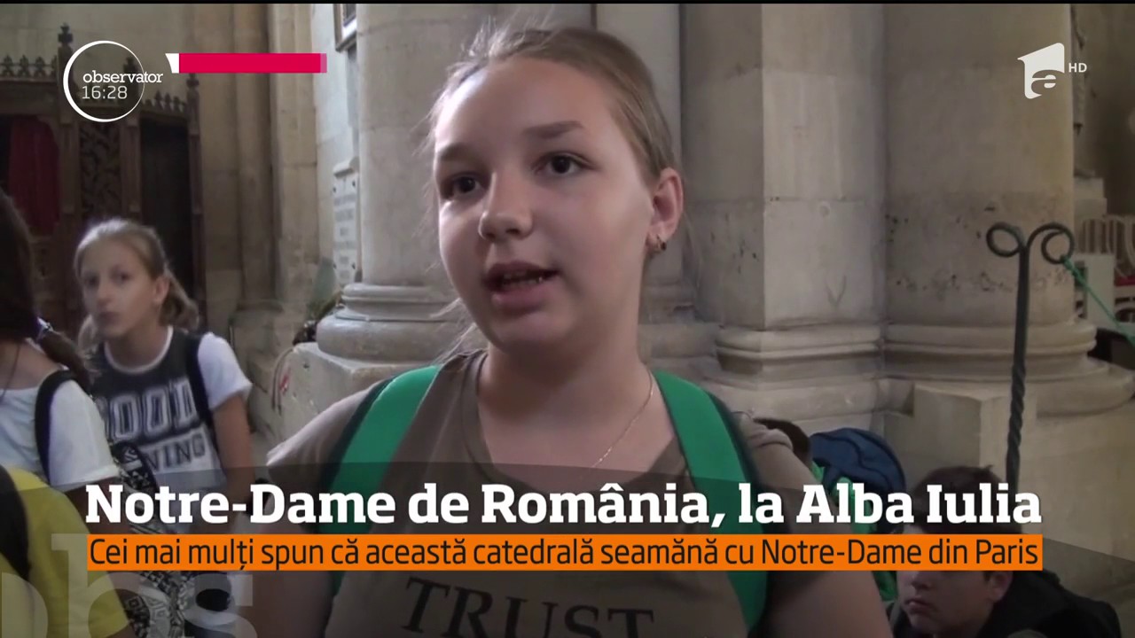 Notre-Dame de România se află la Alba Iulia! Este vorba despre o catedrală romano-catolică
