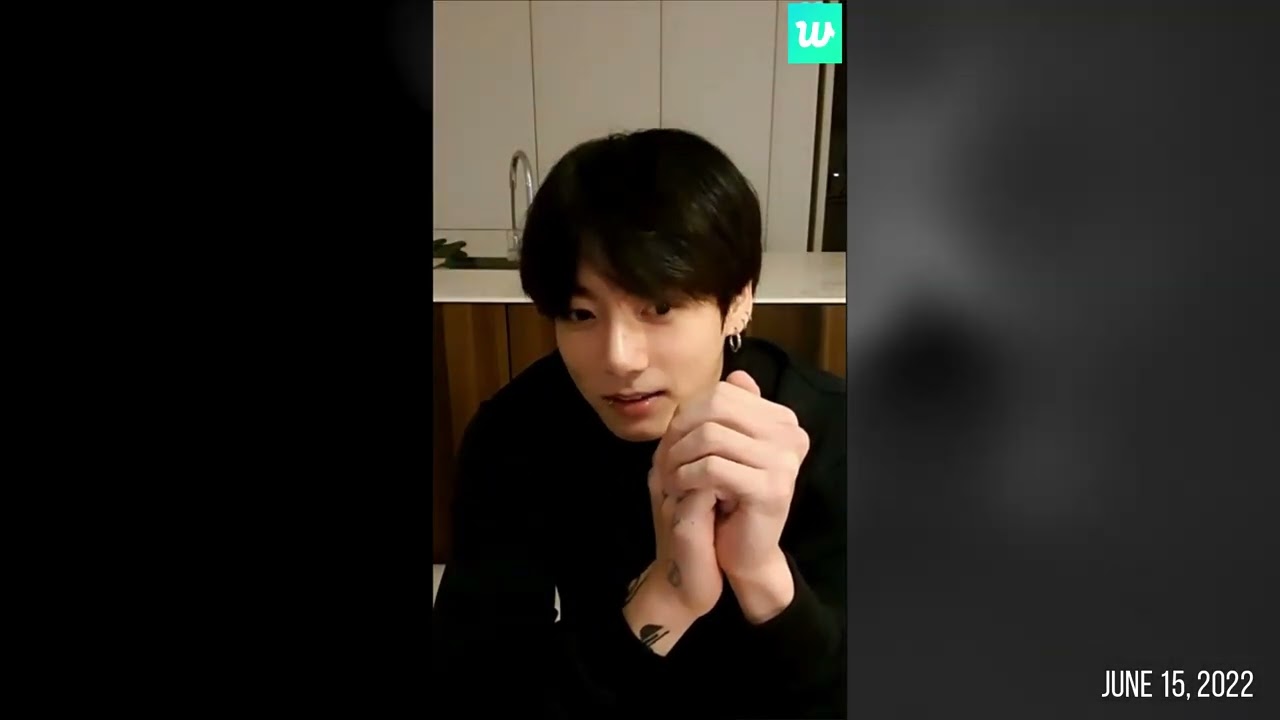 Jungkook - 'My You' 'Young Love' 'I Love You' Weverse Live 6/15/22