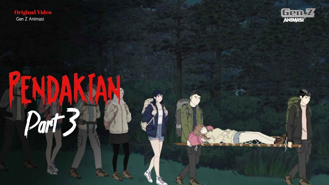 PENDAKIAN PART 3 |DRAMA ANIMASI HOROR, kartun horor, cerita mistis, [ dhot design] bangkit