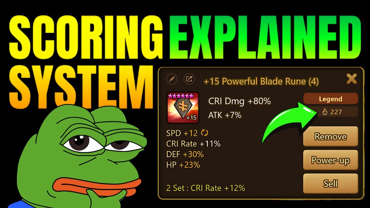 Explaining The NEW Rune Scoring System In Summoners War