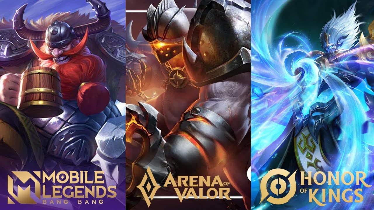 MLBB vs AOV vs HOK | Franco vs Grakk vs Zhong Kui