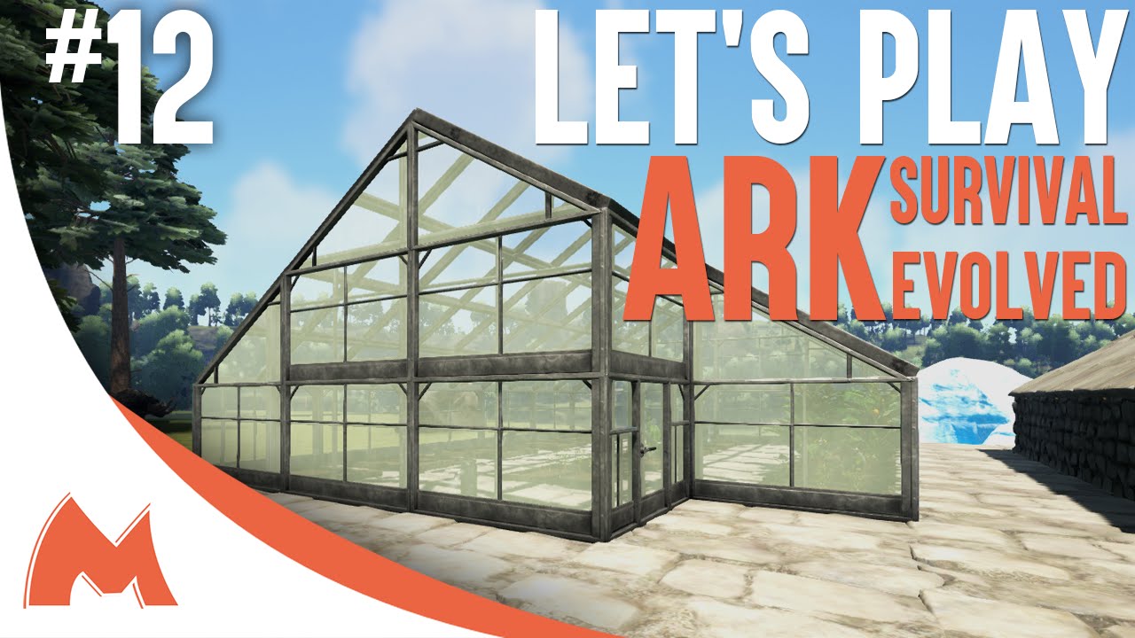 ARK: Survival Evolved - Greenhouse & Kibble Farm! E12 (The Center Map)