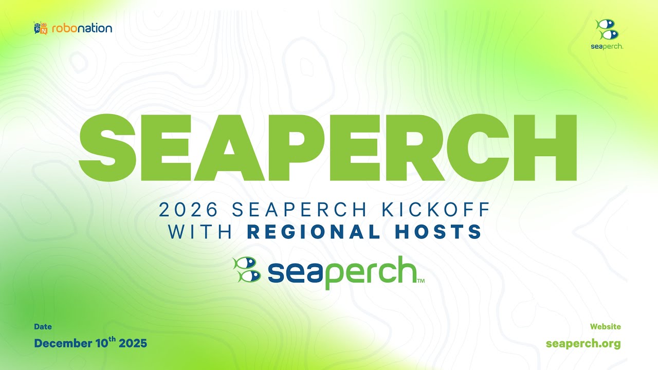2026 SeaPerch Kickoff (with Regional Hosts) | December 10