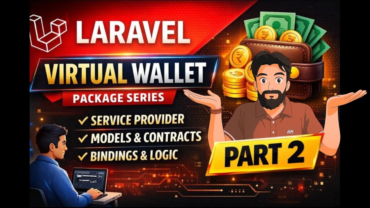 Laravel Package Development – Virtual Wallet (Part 2) | Service Provider, Models & Contracts