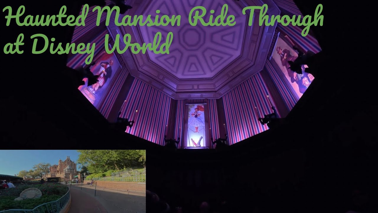 Haunted Mansion ride through at Disney World’s Magic Kingdom!