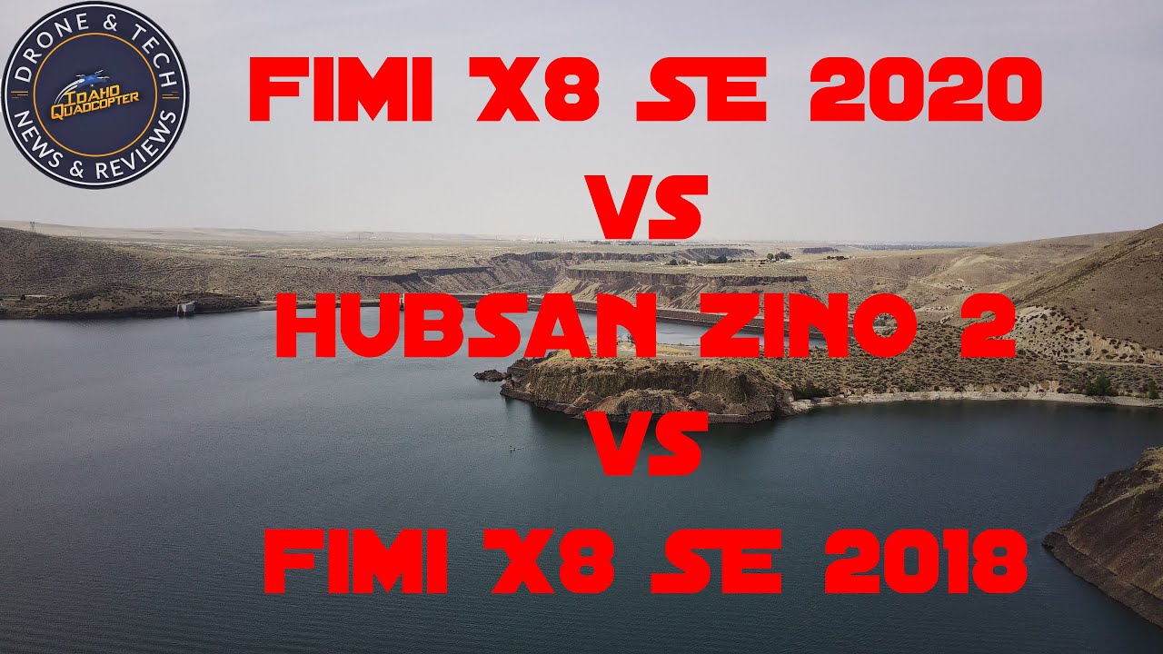 Fimi X8 SE 2020, 2018 and Hubsan Zino 2 at Lucky Peak