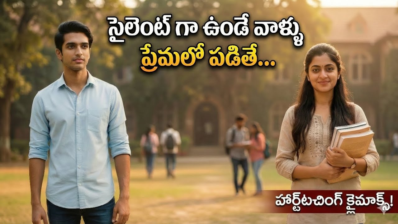 సైలెంట్ గా ఉండే వాళ్లు ప్రేమలో పడితే… హార్ట్‌టచింగ్ క్లైమాక్స్ 💔❤️ | Telugu Emotional Love Story