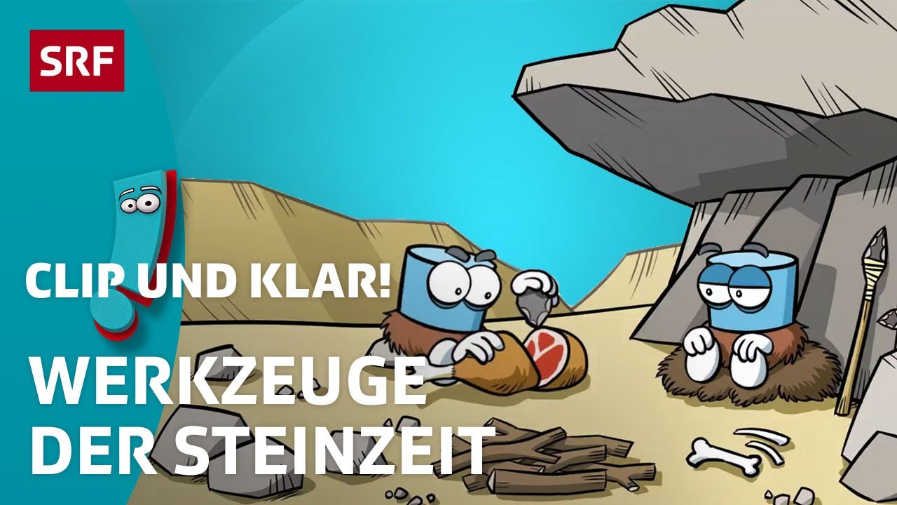 Wie entstanden Werkzeuge in der Steinzeit? | SRF Kids – Clip und klar! | Für Kinder erklärt