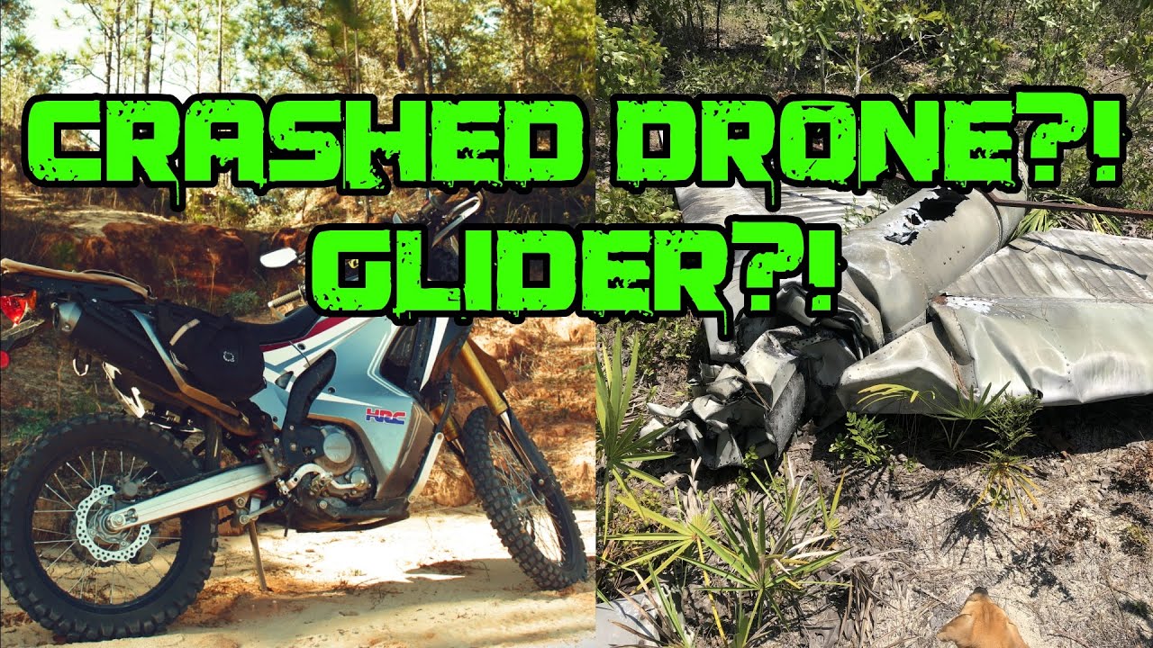 Drone/UAV Crash?  CRF250L Rally Dualsport Adventure