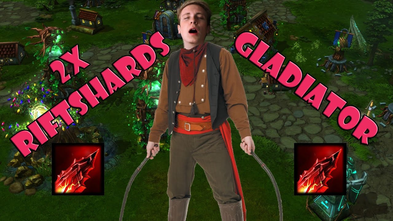 [HoN]Can't crit? Believe in double riftshards Gladiator