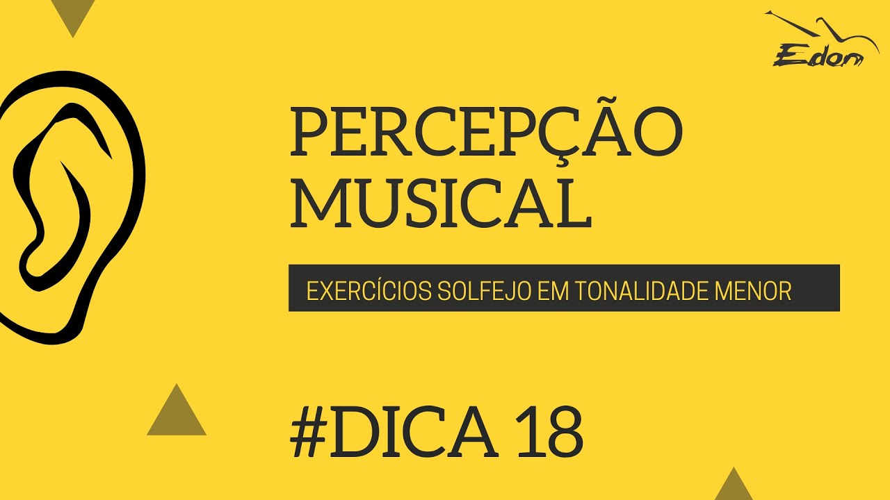 Exercícios Solfejo em Tonalidade Menor