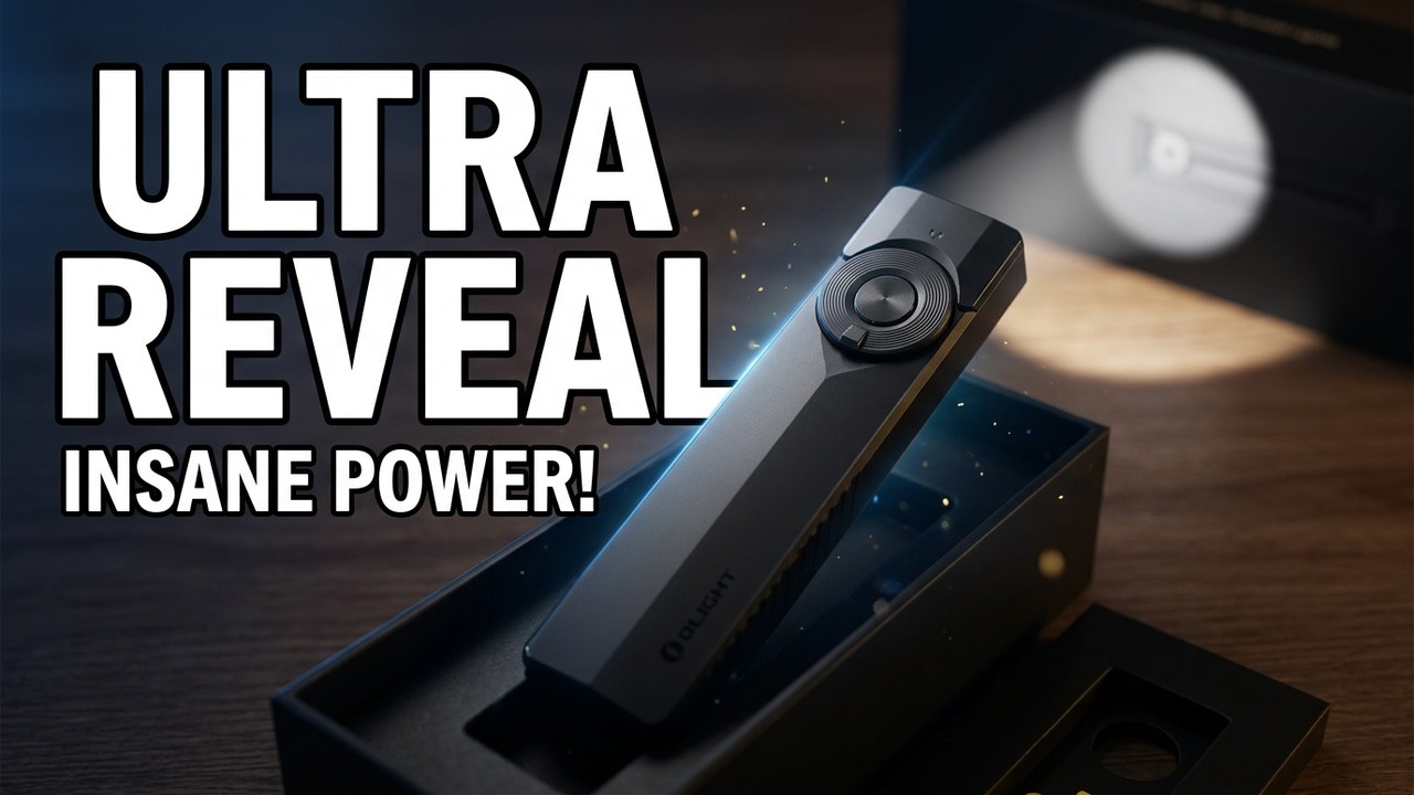 Now THIS Is A Premium Flashlight | OLight ArkPro Ultra Unboxing And Demonstration