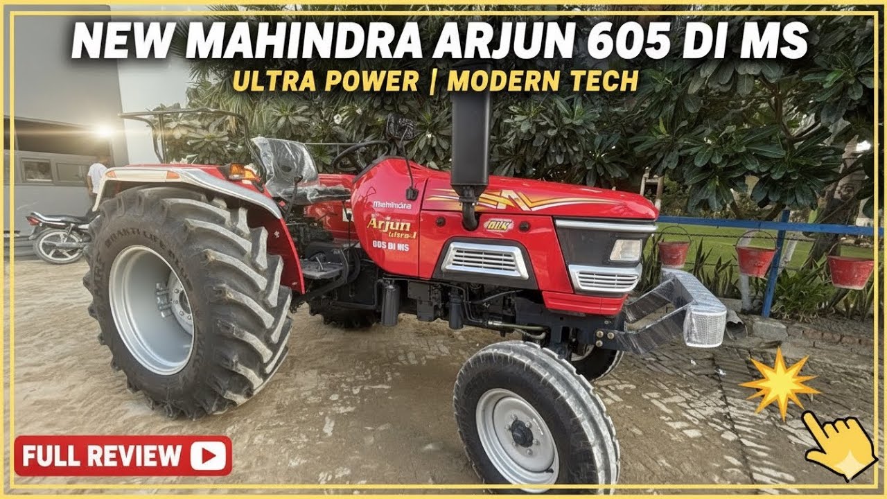 Новый Mahindra Arjun 605 DI MS &mdash; полный обзор: цена, характеристики и ходовые качества
