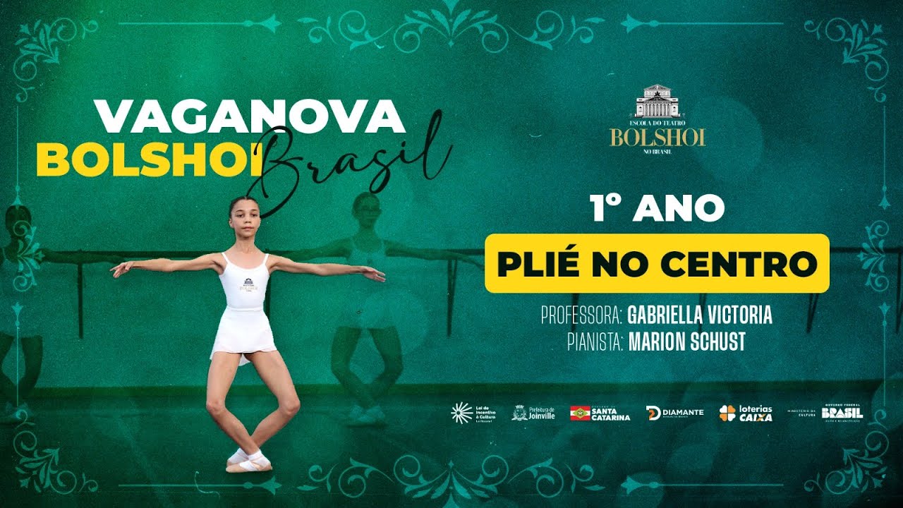 Vaganova Bolshoi Brasil: Plié no centro / Plié in the centre