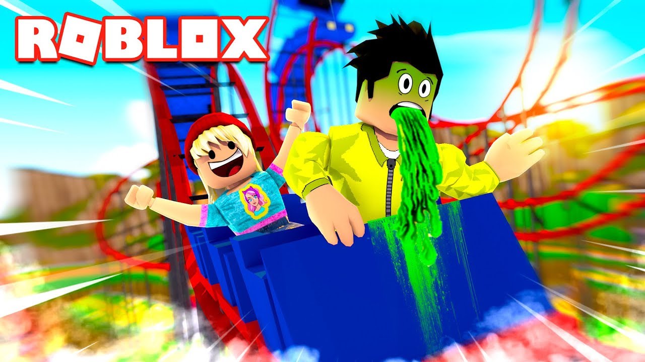 MIN FLICKVÄN OCH JAG ÅKER TILL EN NÖJESPARK I ROBLOX