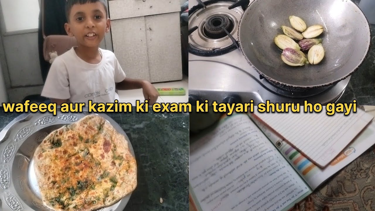 Aaj Wafeeq Aur Kazim Kar Rahe The Exam Ki Taiyari 📚✏️ | Study Vlog | Daily Life