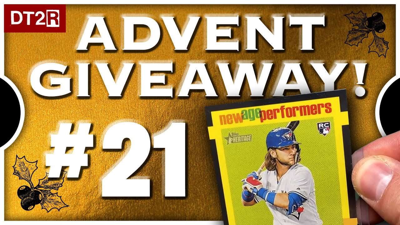 GIVEAWAY DAY 21! 🇨🇦 Advent 2025 — Bo Bichette Heritage Rookie Card!