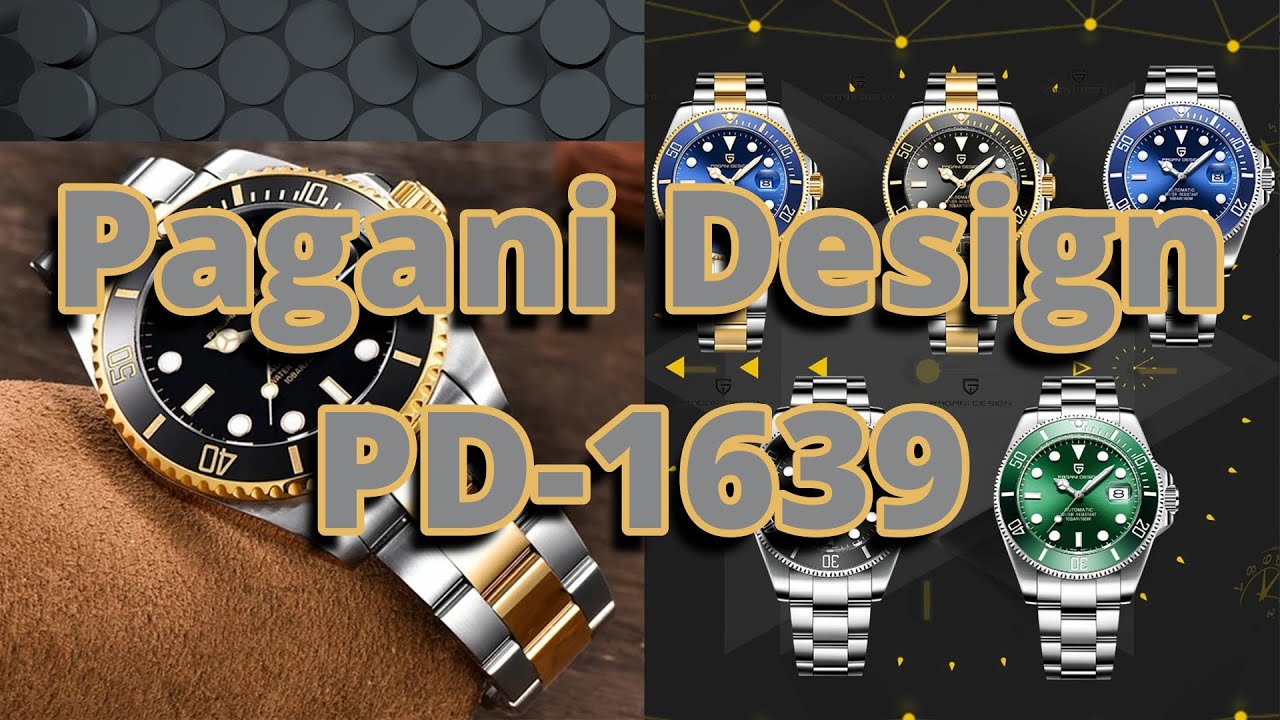 PAGANI DESIGN PD-1639 - 43MM Submariner Hommage - Die One-Watch Collection