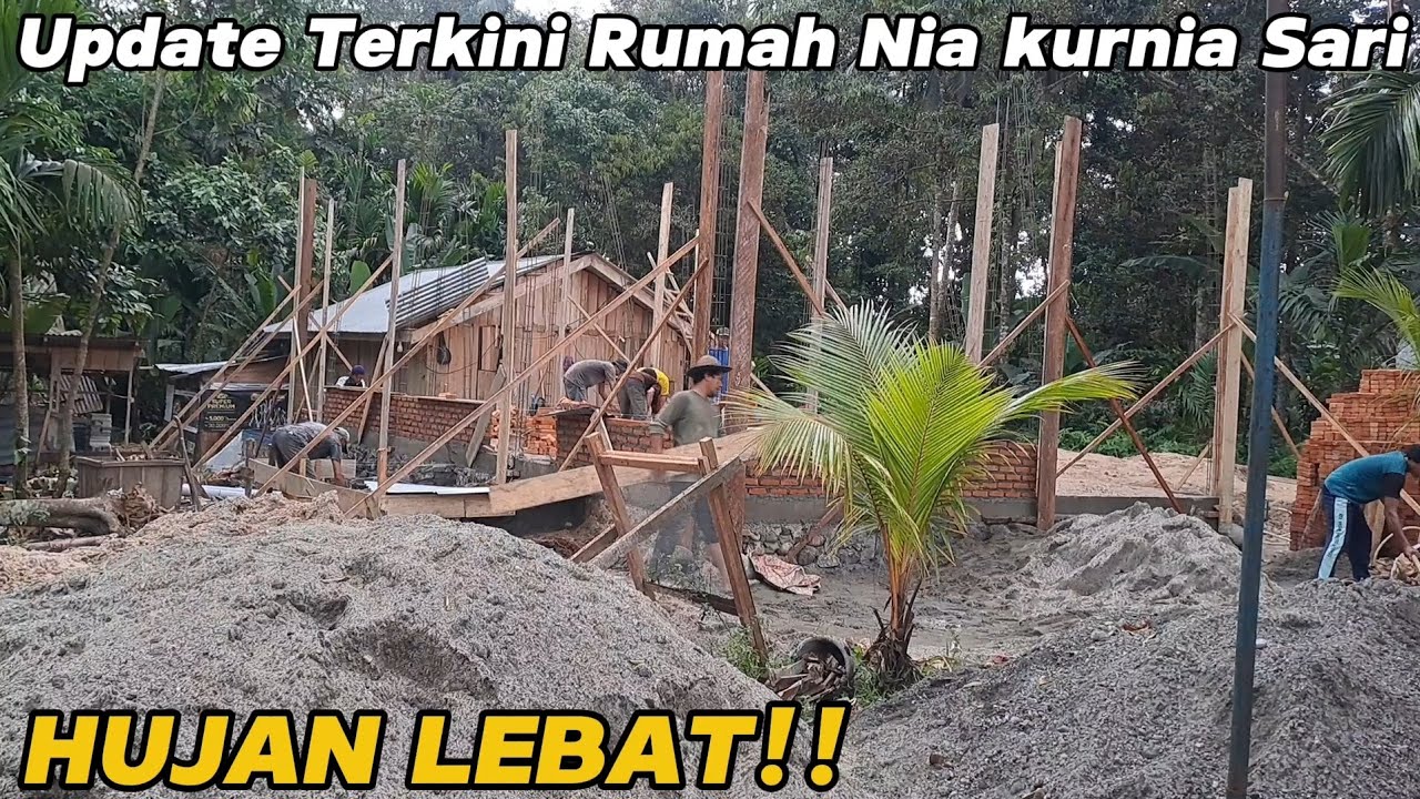 HUJAN KEMBALI LEMBAT‼️KONDISI TERKINI DIRUMAH NIA KURNIA SARI,TAMU MASIH RAMAII