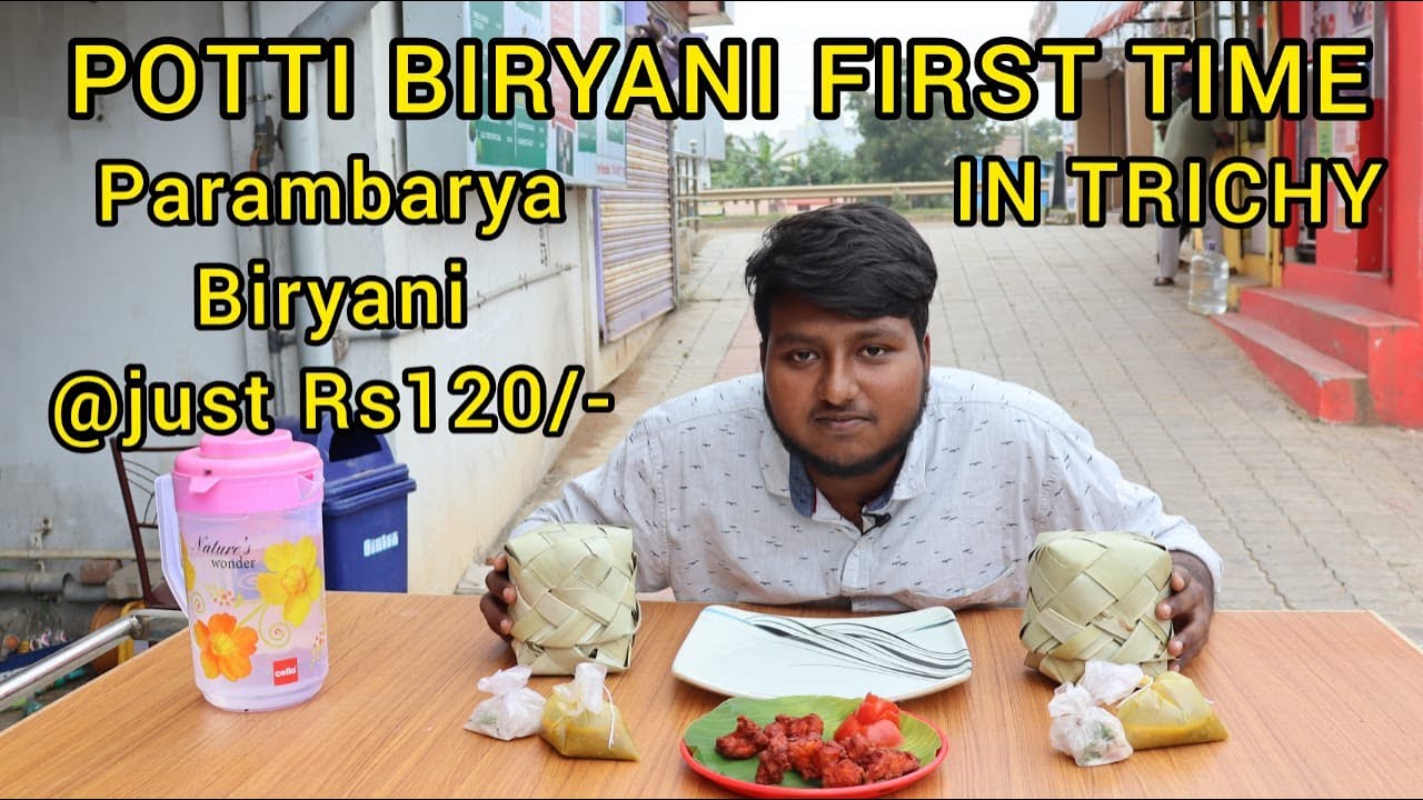 BOX BIRYANI First Time In Trichy| Potti Biryani | FOODIE TIME'S | TRICHY