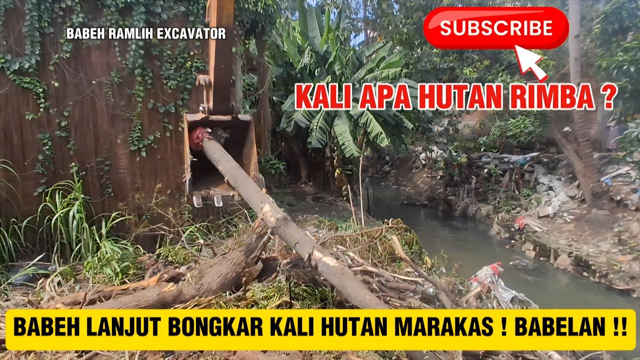 BABEH LANJUT BONGKAR KALI HUTAN MARAKAS ! BABELAN !!