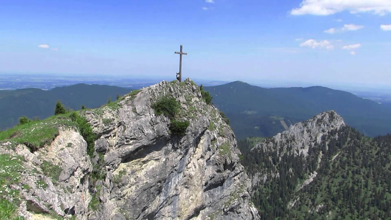 Gipfelpanorama vom Grubenkopf/Ammergauer Alpen