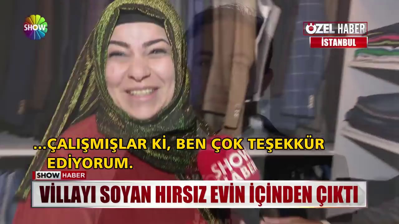 Villayı soyan hırsız evin içinden çıktı
