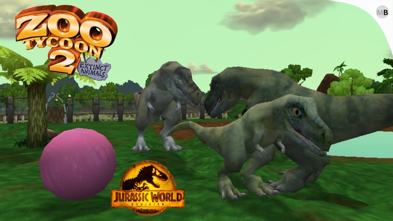 Tyrannosaurus Rex Zoo Tycoon 2 Extinct Animals Gameplay Final (Bonus Baby Animal Birth)