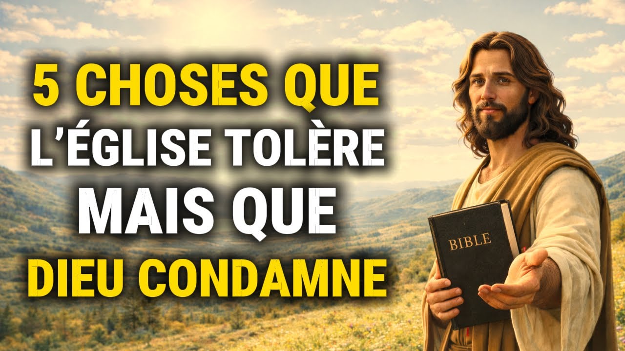 DÉCOUVRE LES 5 CHOSES QUE L’ÉGLISE TOLÈRE MAIS QUE DIEU CONDAMNE SELON LA BIBLE