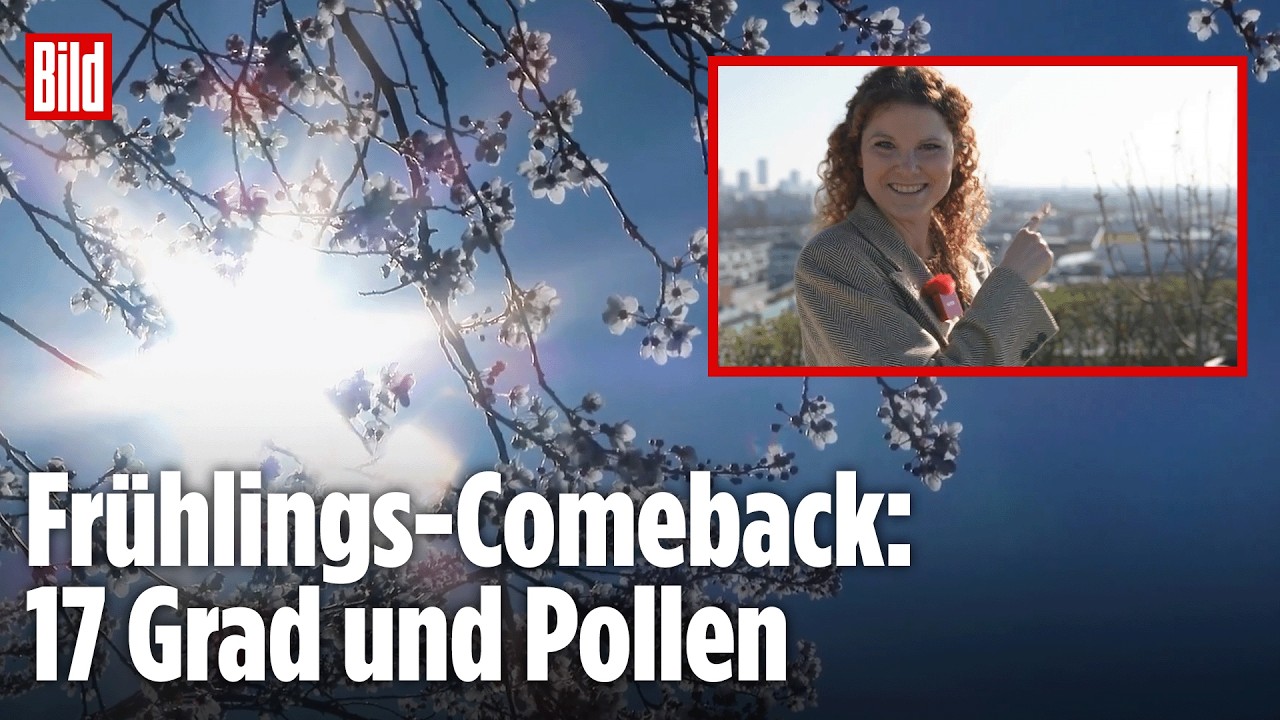 Frühling knallt zurück: Nach Kälte-Delle werden 17 Grad erwartet!