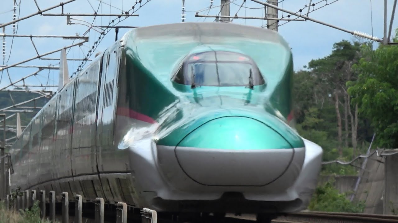 東北新幹線 迫力の高速通過映像集 仙台～盛岡間某所 Ver.1 Shinkansen’s high speed passage