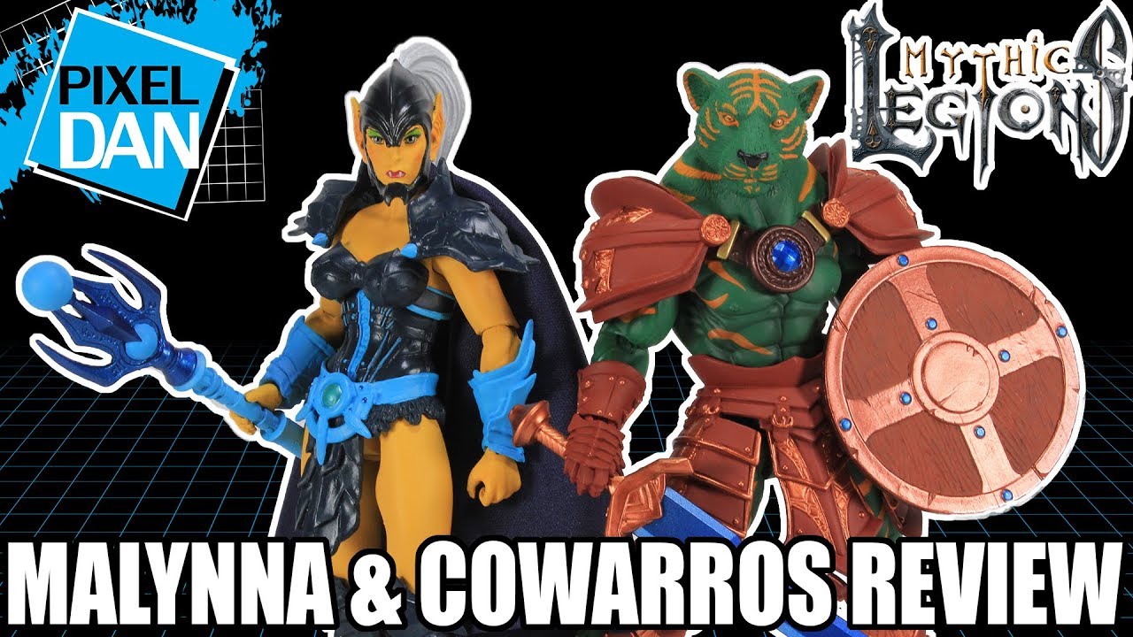 Mythic Legions Malynna & Cowarros Figures Video Review