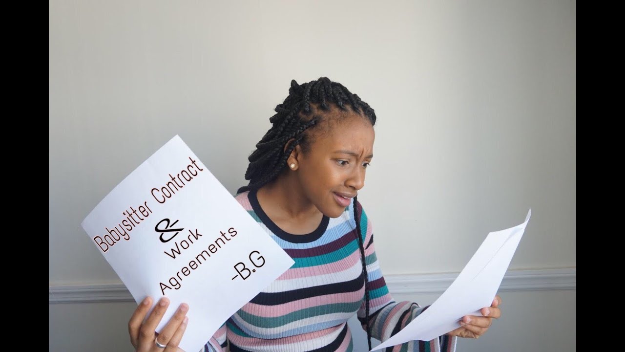 Babysitter Contracts & Work Agreements